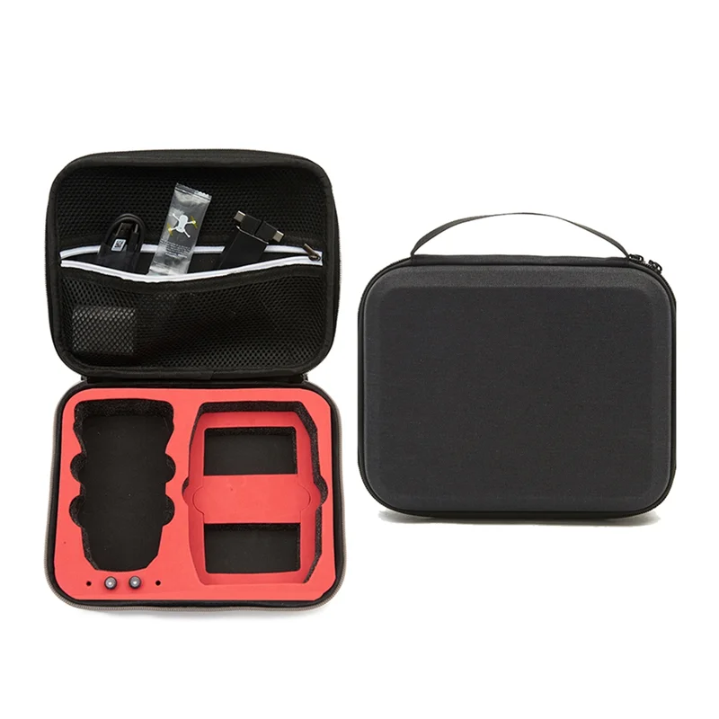 Classy-Case For DJI Mini 2  Earthquake Protective Bag  Portable Lightweight Storage Bag  For DJI Mini 2 Drone Accessories Red+Bl