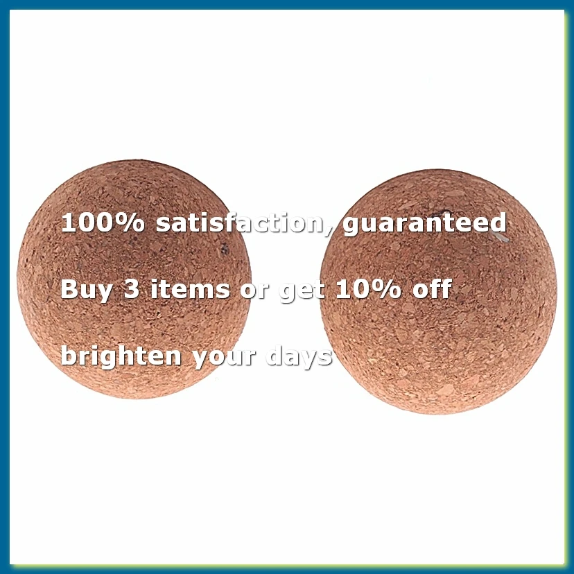 ●2 Pieces Wooden Cork Ball Wine Stopper, Cork Ball Stopper for Wine Decanter Carafe Bottle Replacement 2.1 Inch/ 5.5 cm