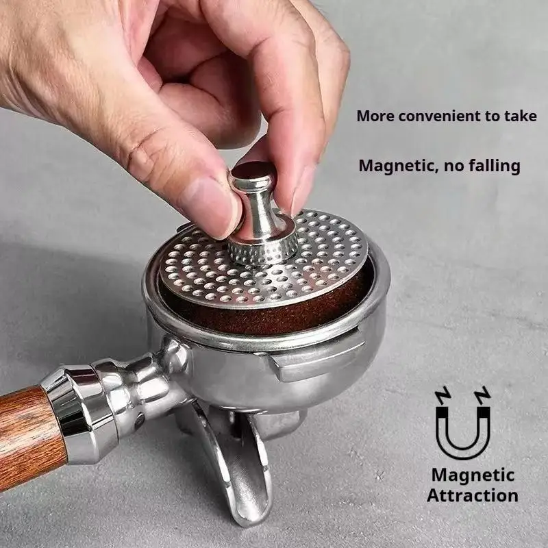 Espresso Puck Screen Magnetic Kit Coffee Filter Holder Stand 51mm 53mm 58.5mm For Portafilter Accessory Barista Tool