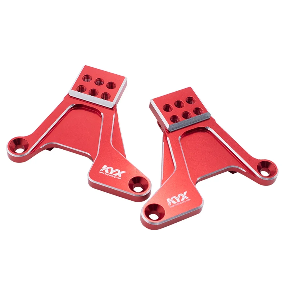 KYX Racing Aluminum Front Rear Suspension Bracket Shock Towers Adjustable Upgrades for 1/10 RC Crawler Traxxas TRX4 TRX-4
