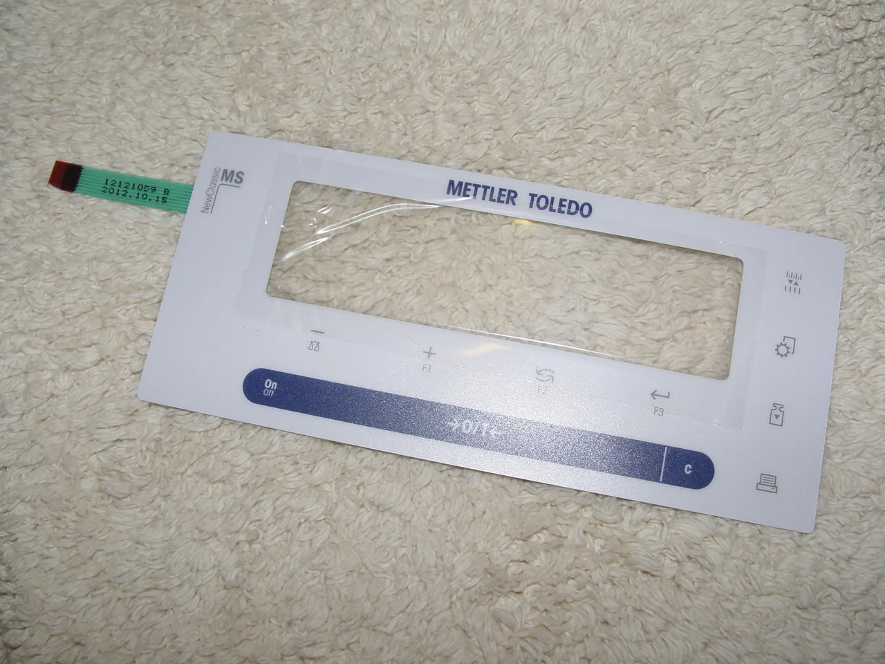 New Replacement Touch Membrane Keypad for METTLER TOLEDO Analytical Balances NewClassic MS-S Series MS3002S MS3002SE