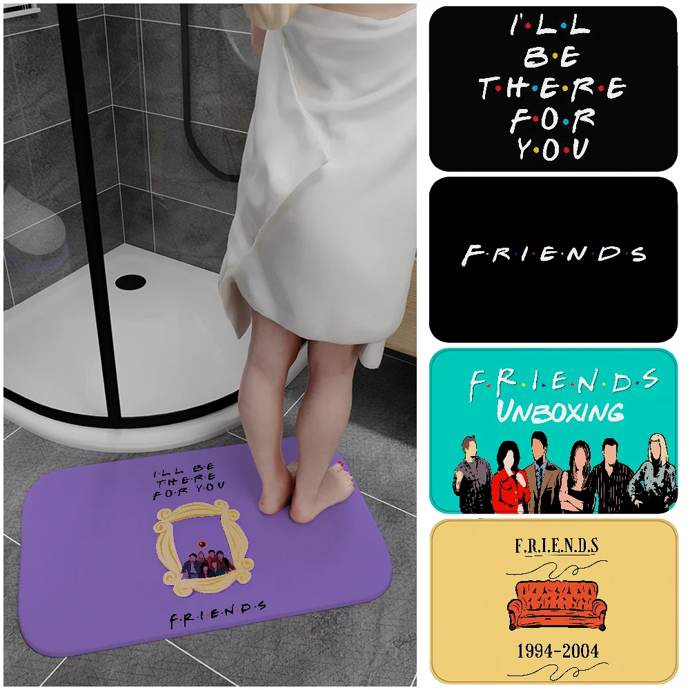 Friends TV Show Hallway Carpet Washable Non-Slip Living Room Sofa Chairs Area Mat Kitchen Doormat Area Rug