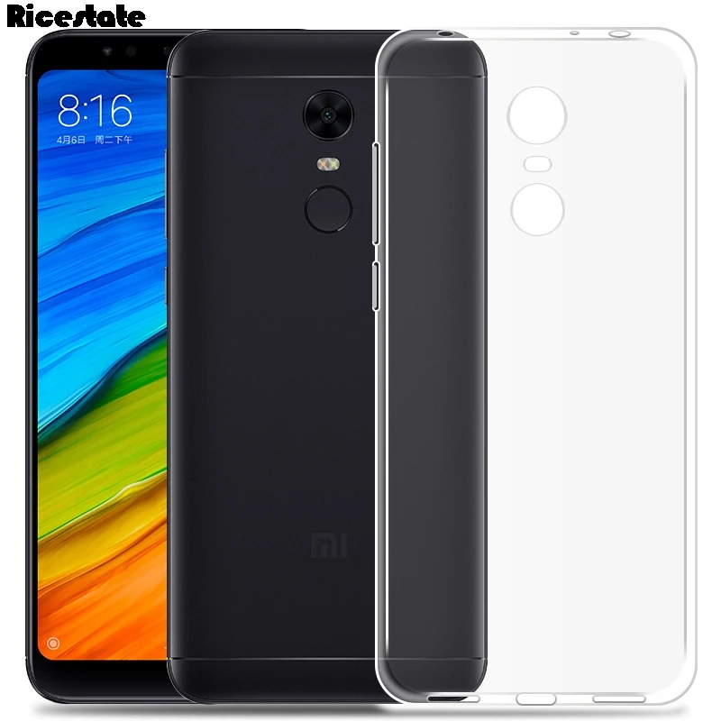 Ricestate For Xiaomi Redmi 5 Plus Ultra-thin transparent Clear TPU Case For Xiaomi Redmi5 Redmi 5 Plus Silicon soft case