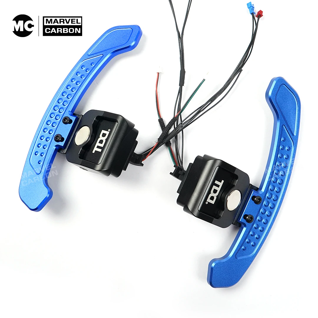 For Audi B9 A1 A2 A3 A4 Q2 Q3 Q4 Q5 Q7 Q8 LED Magnetic Steering Wheel Paddle Shifters Mobile Phone Connection APP Control