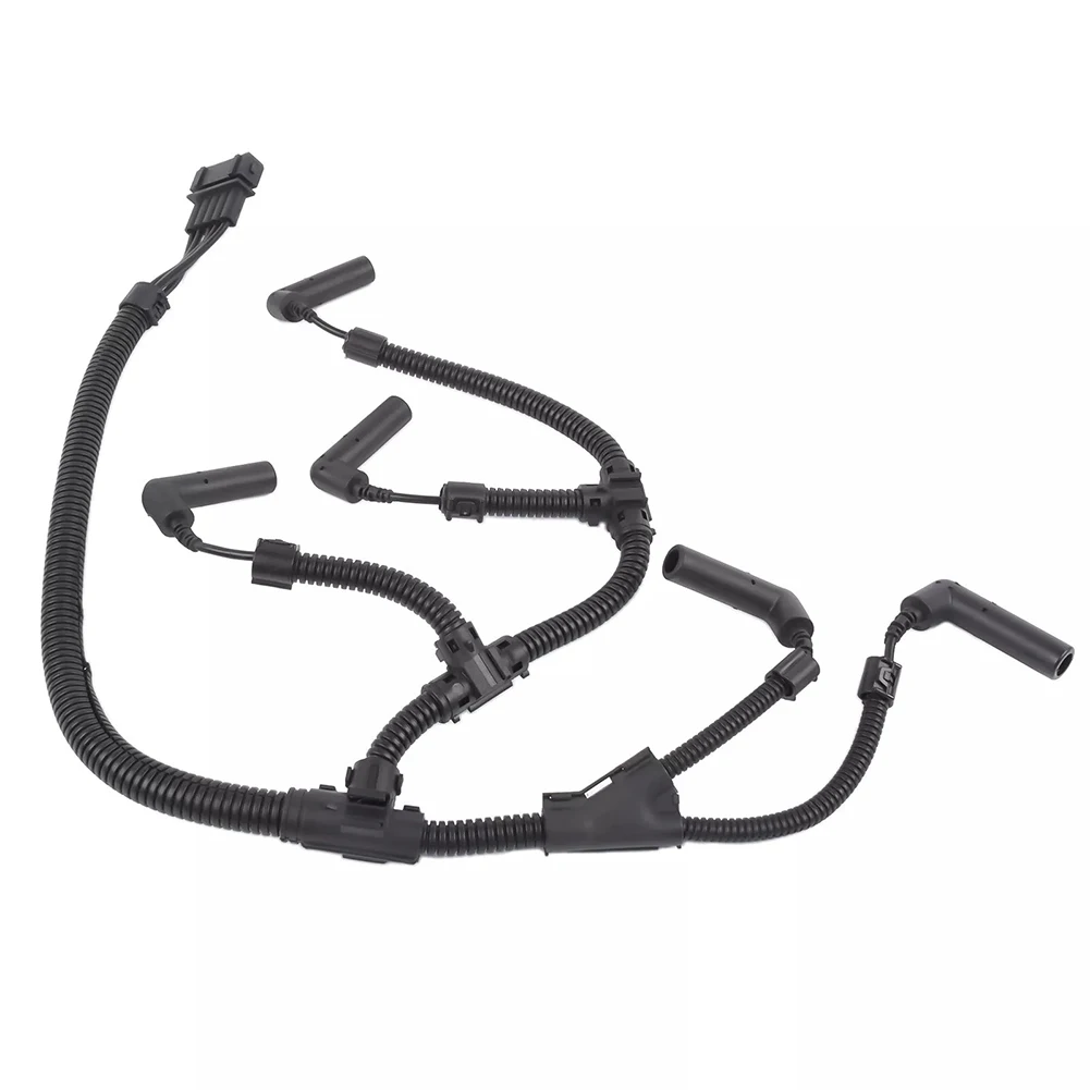 Black Connector Wiring Harness Glow Wiring Harness Stable Characteristics Fits T4 1995-2004 Black Plastic Material