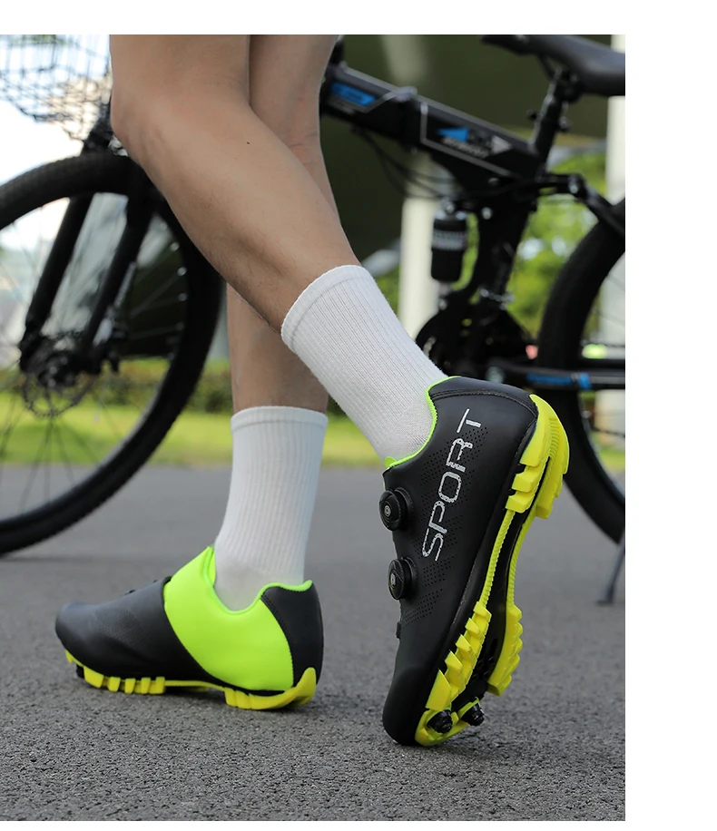 Atmungsaktive Fahrradschuhe für Herren und Damen, MTB-Schuhe, Trail-Mountainbike-Schuhe, Sport-Rennradschuhe, SPD-Pedal-Fahrradschuhe – Detail 16