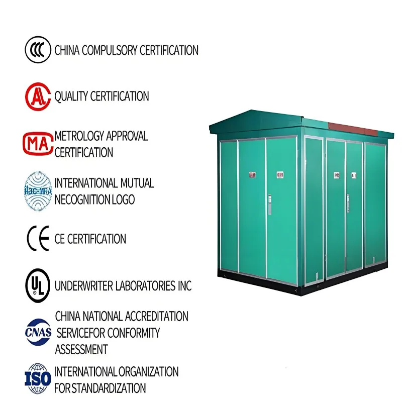 IEC Customizable Medium And High Voltage 11KV 33KV 66KV 132KV 1250KVA 5MVA Compact Substation For Electric Power Distribution