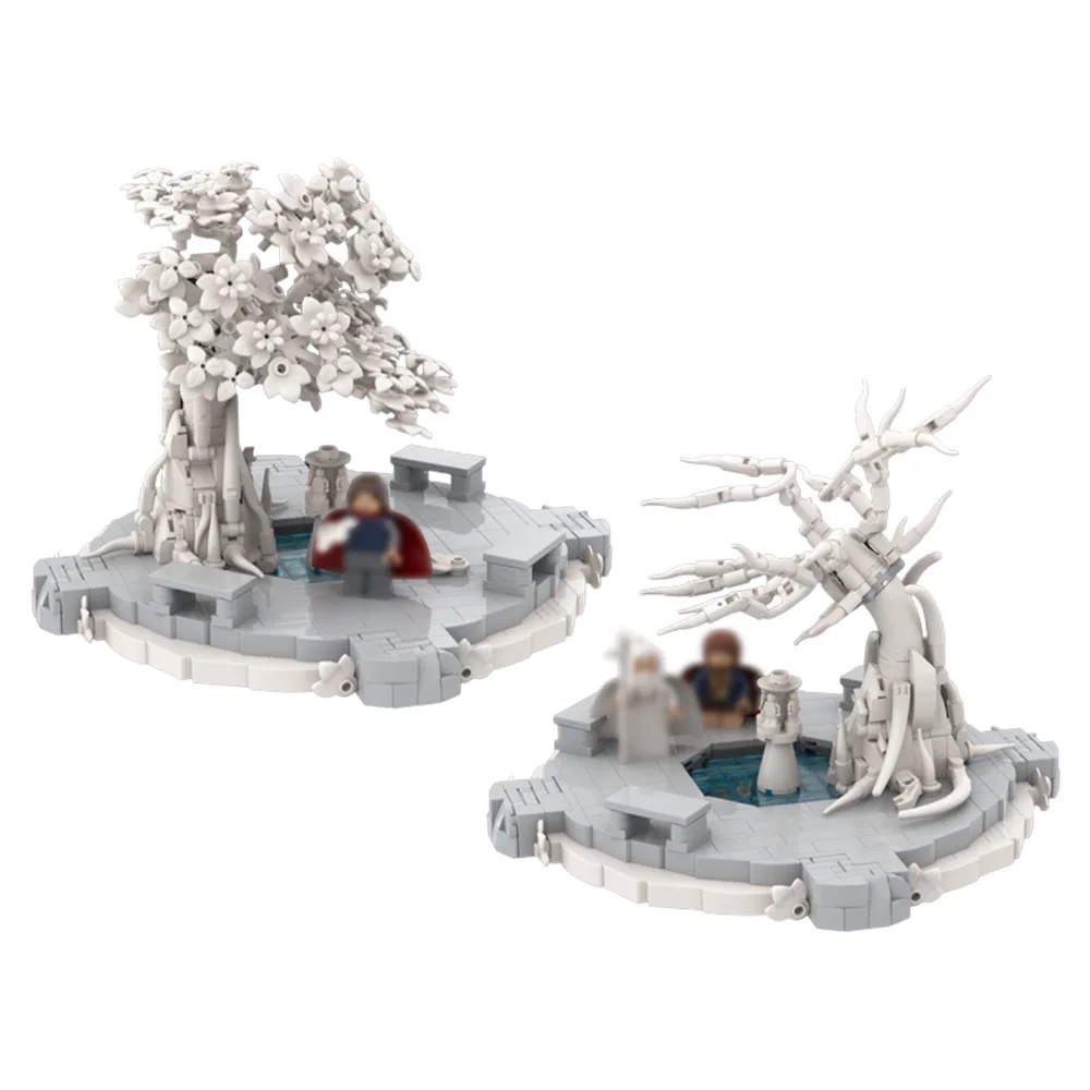 

MOC-221927 White City Courtyard Building Blocks Blocks Toy Children's Birthday Gift