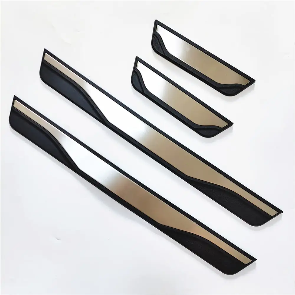 

For BYD Atto 3 2021 2022 2023 Auto Door Sill Protector Scuff Plate Bar Stainless Threshold Pedal Styling Sticker Car Accessories