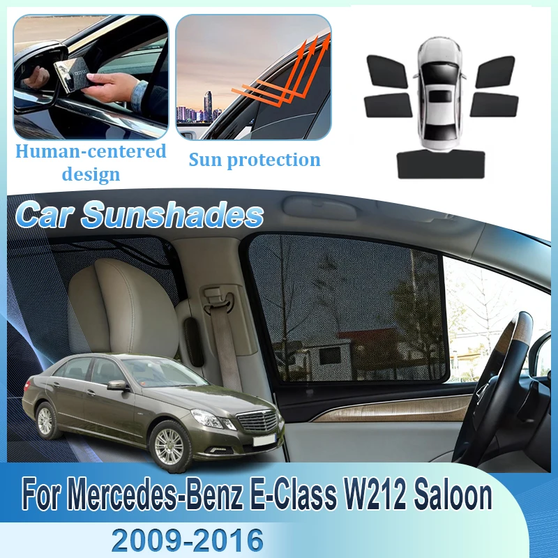 

Car Sun Shade For Mercedes-Benz E-Class W212 Saloon 2009-2016 Sunshade Magnetic Window Curtain Heat Insulation Visor Accessorie