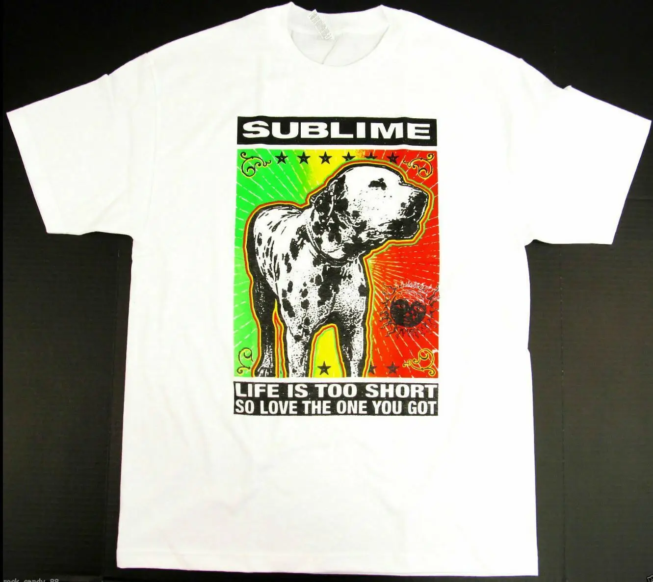 Sublime Lou Dog T Shirt Lbc Long Beach Cali Ska Punk Funny Vintage For Men