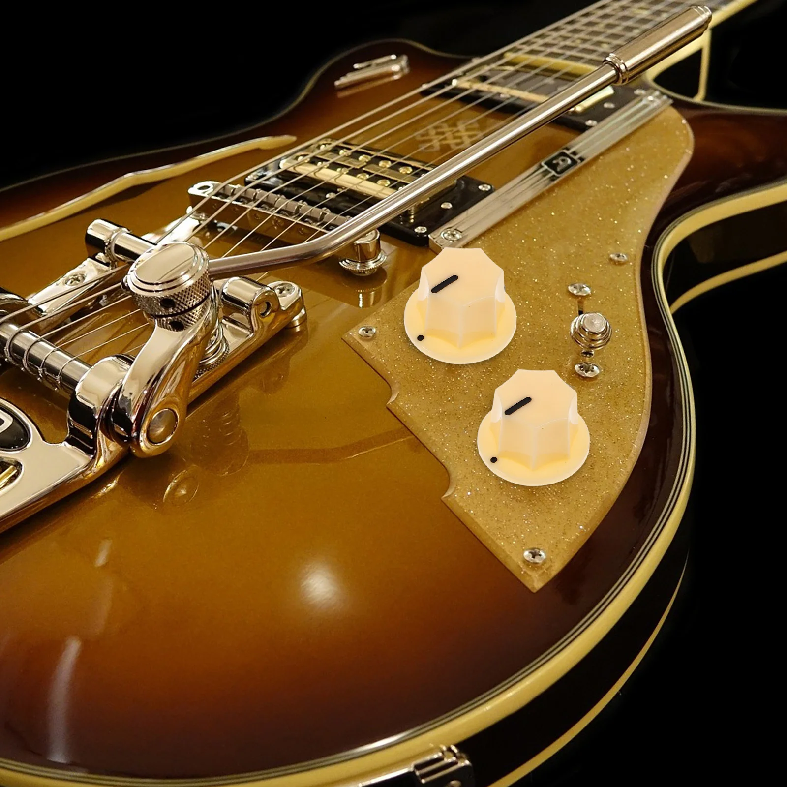 

10 Pcs Volume Knob Cap Electric Guitar Music Control Knobs Amplifier Replacement Plastic Tone