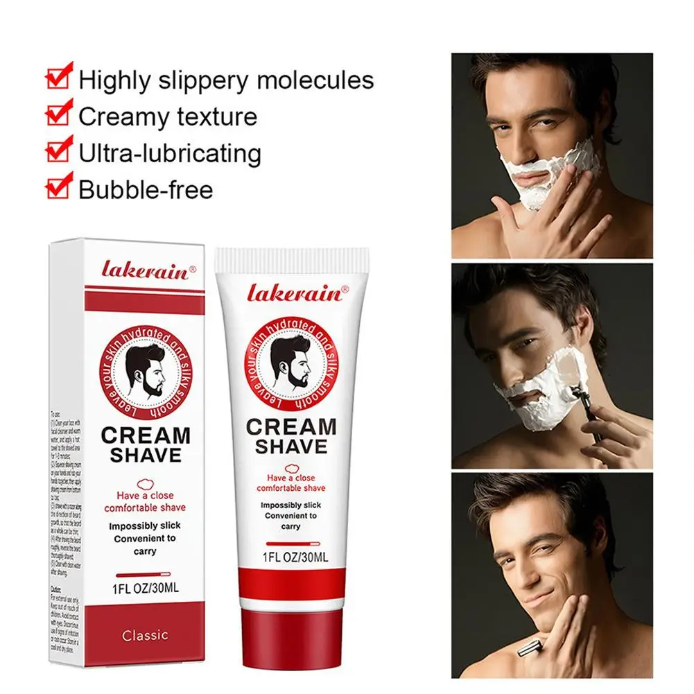 كريم حلاقة طبيعي للرجال للعناية بالوجه، رغوة غنية وكثيفة تنعيم اللحية بشكل فعال لسهولة الحلاقة ولطيفة لجميع اللحية #5