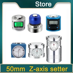 Z Axis Setter 50mm with Meter Photoelectric Tool  Z Axis Zero Setter Zero Setting Accuracy 0.001mm Gauge Digital Magnetic