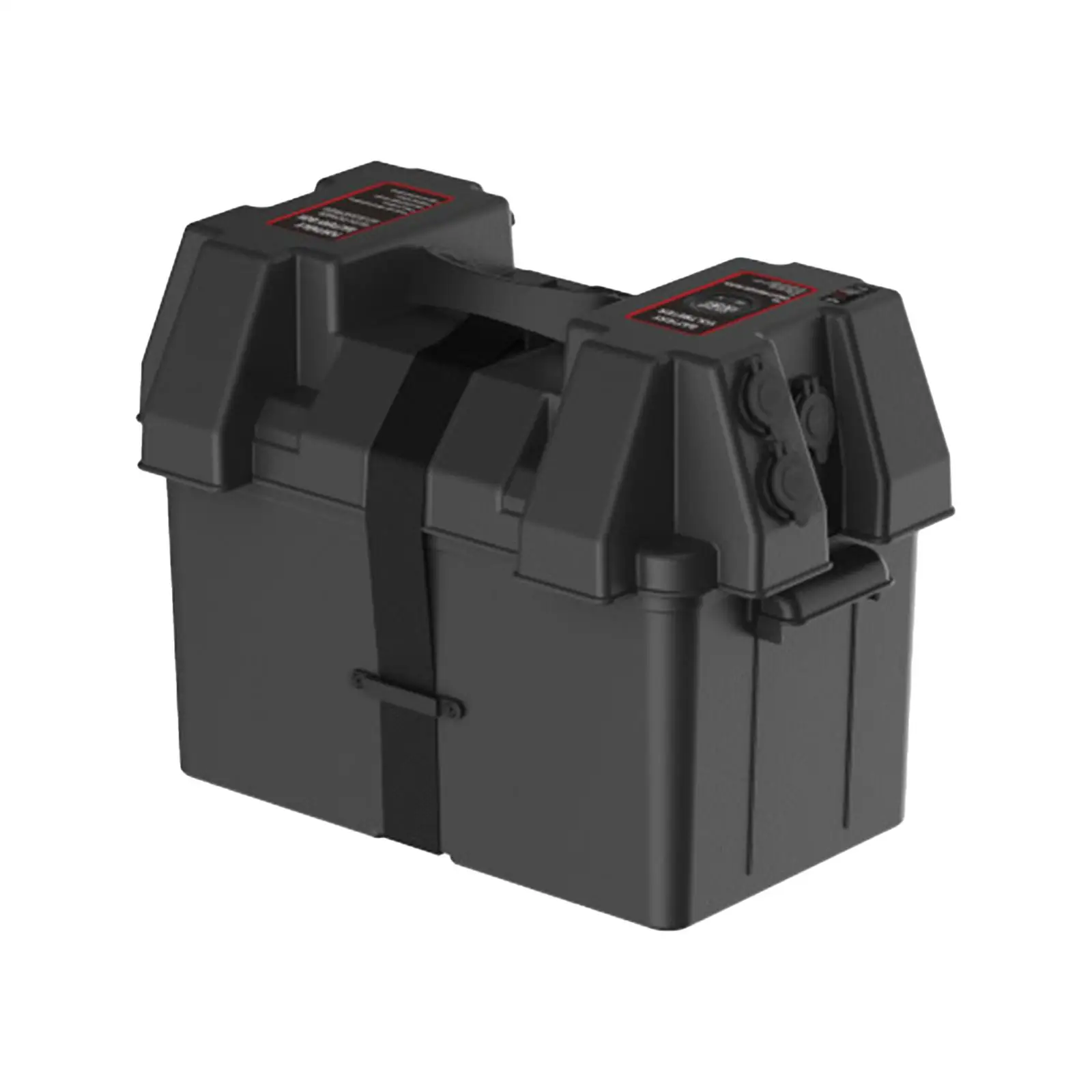 

Battery Carrier Motor Battery Box USB Ports Portable Trolling Motor Battery Box for SUV Boat Marine Travel Camping