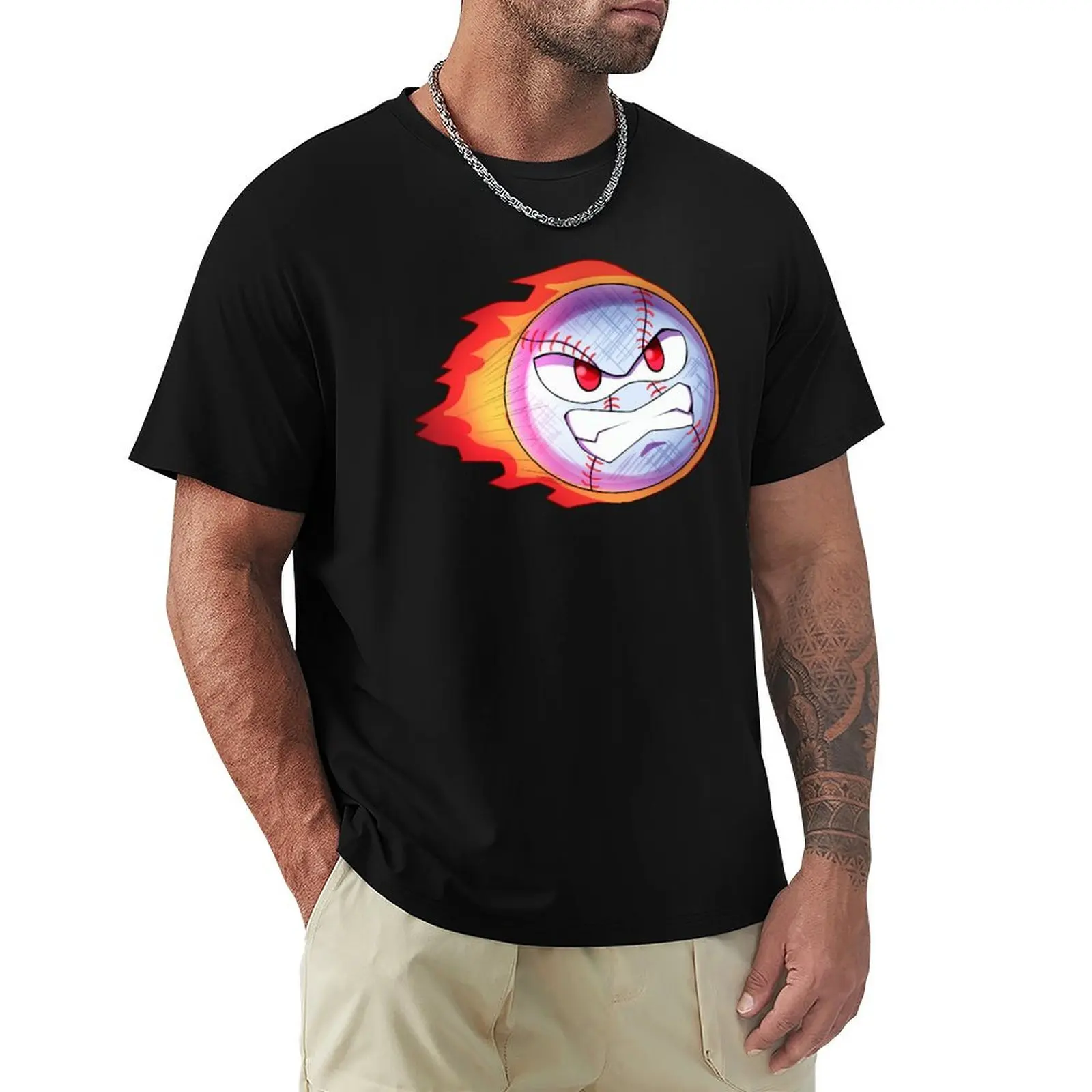 Here Comes a Fly Ball! T-Shirt Outdoor Activity Sports T-Shirt