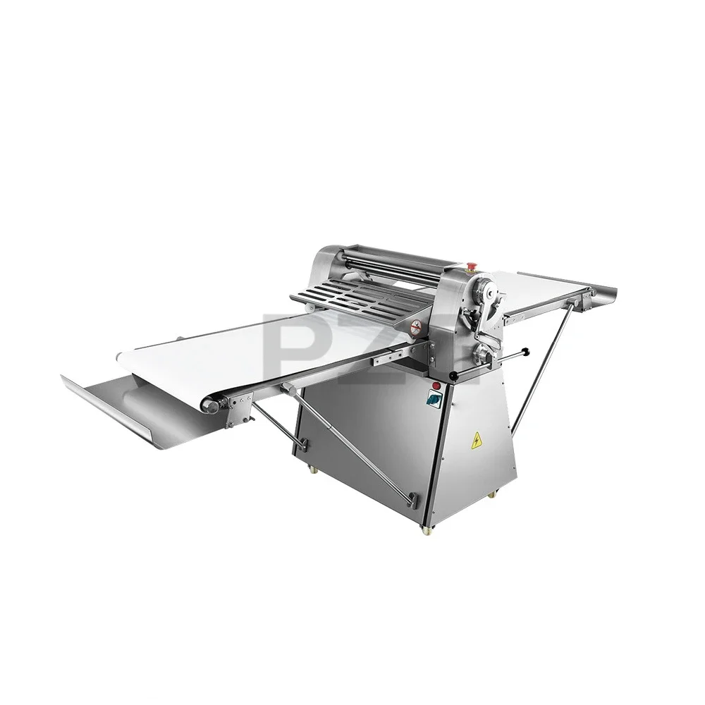 

Commercial Pizza Bread Dough Sheeter Pastry Cake Shortening Making Machine Vertical Bakery Equipment