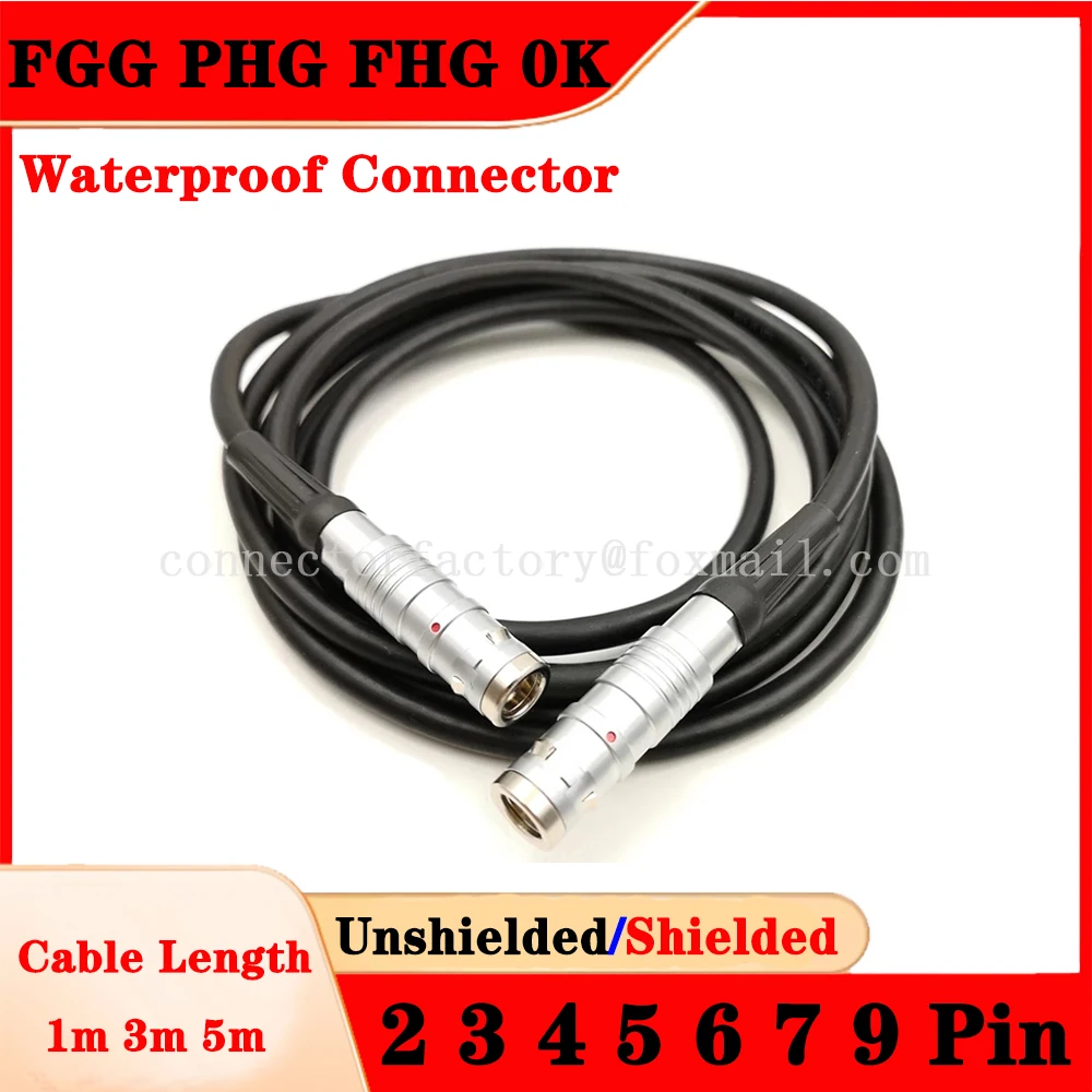 

FGG FHG PHG 0K 2 3 4 5 6 7 9P Waterproof Cable Connector Male Plug Female Socket Welding High Flexible Drag Chain Shielded Cable