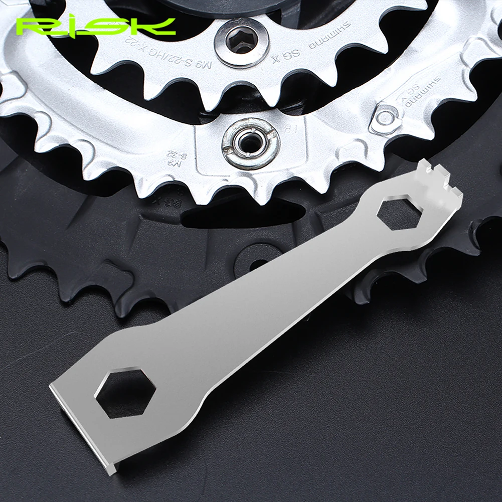 9mm/10mm Bicycle Chainring Crankset Bolt Nut Screw Wrench MTB Road Bike Removal Installation Tool Double-ended Repair Tools