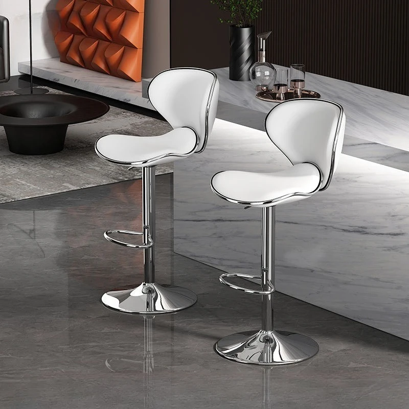 

Современный барный стул с регулировкой высоты и поворотным механизмом, роскошный металлический высокий стул для кухонного острова, стойки ресепшн, мебель для фронт-деска