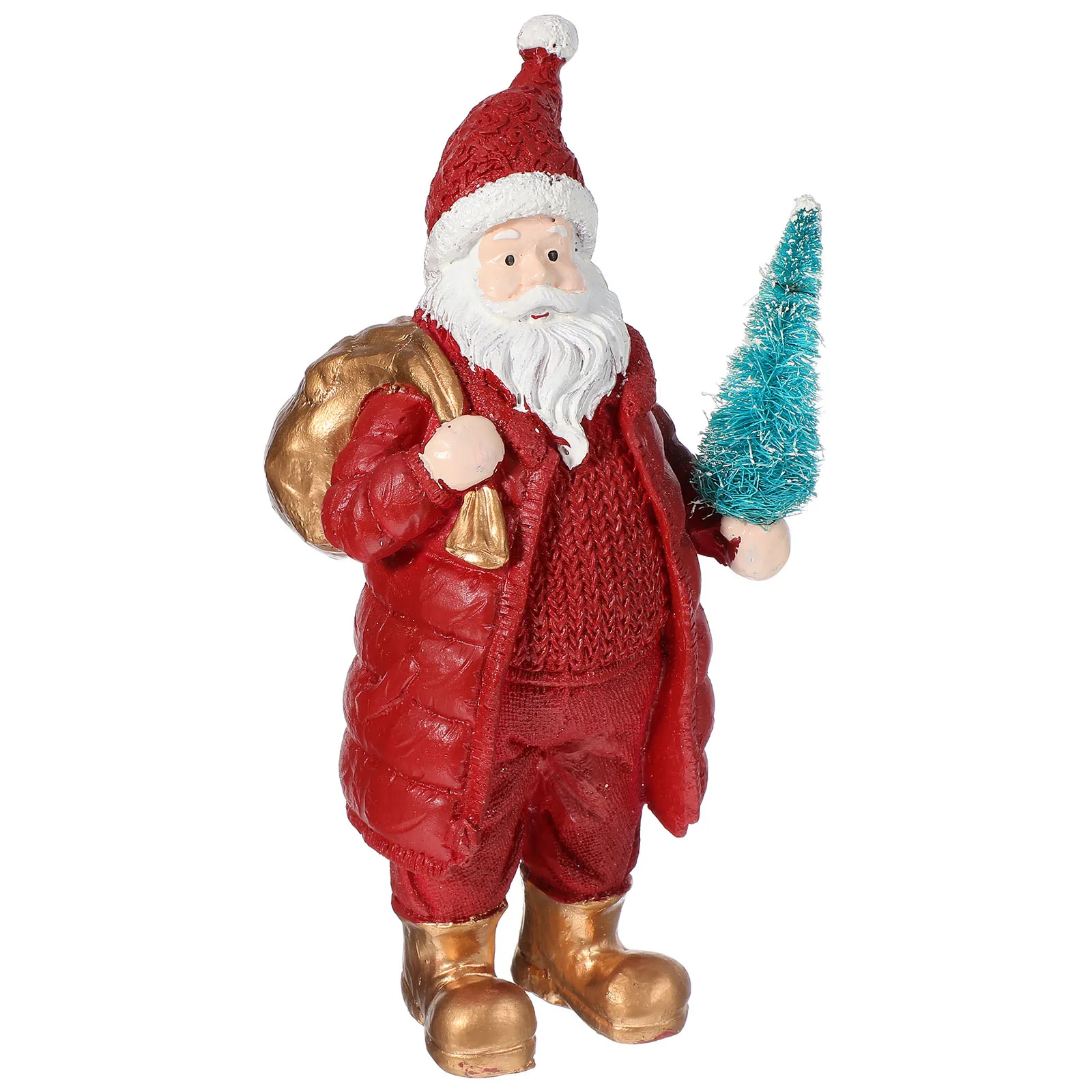 

Santa Claus Ornament Table Decoration Christmas Party Xmas Ornaments Decorations Decorate Resin