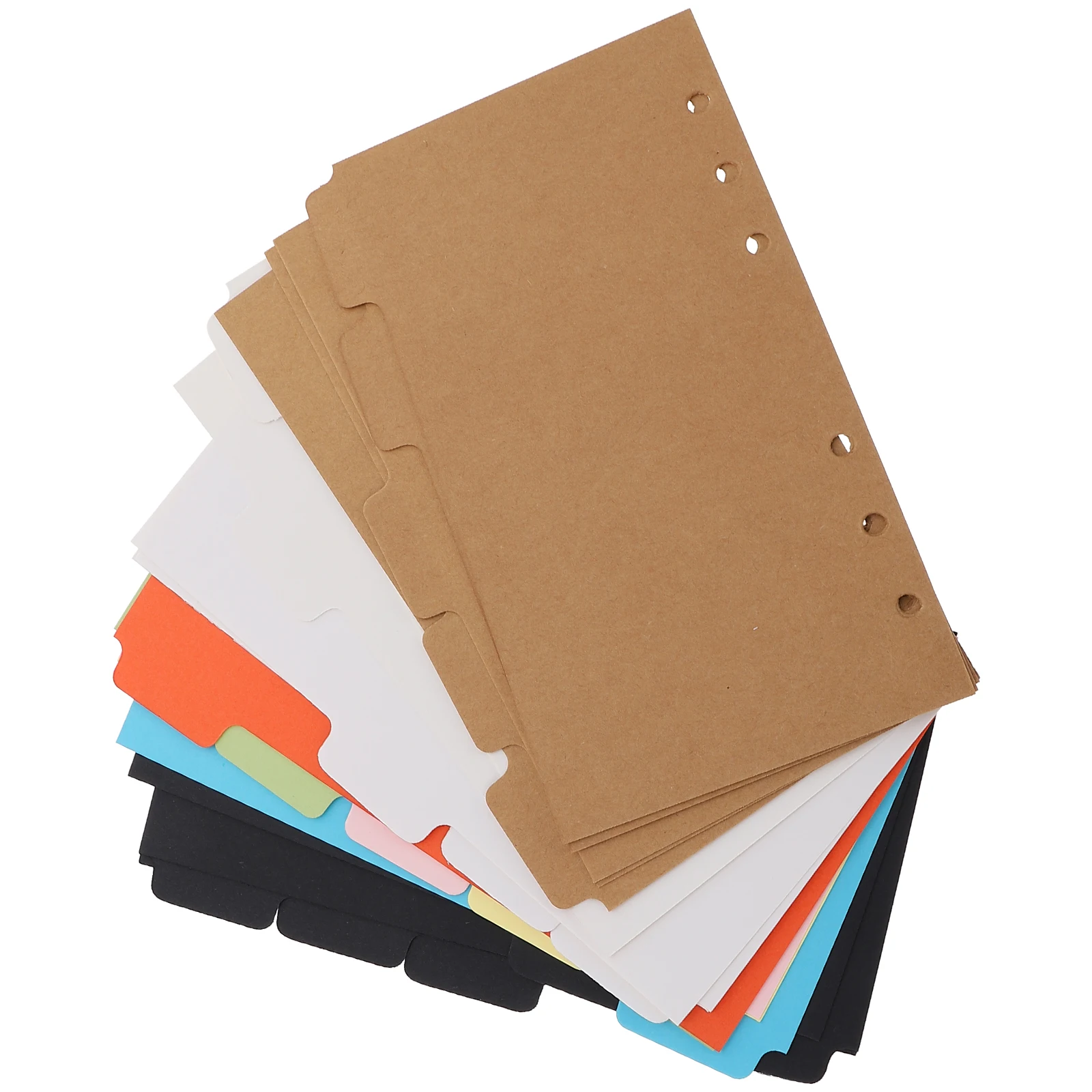 

20Pcs Convenient Binder Dividers Writable Tabs Paper Index Dividers Colorful Organizing Tabs for Study Office Files