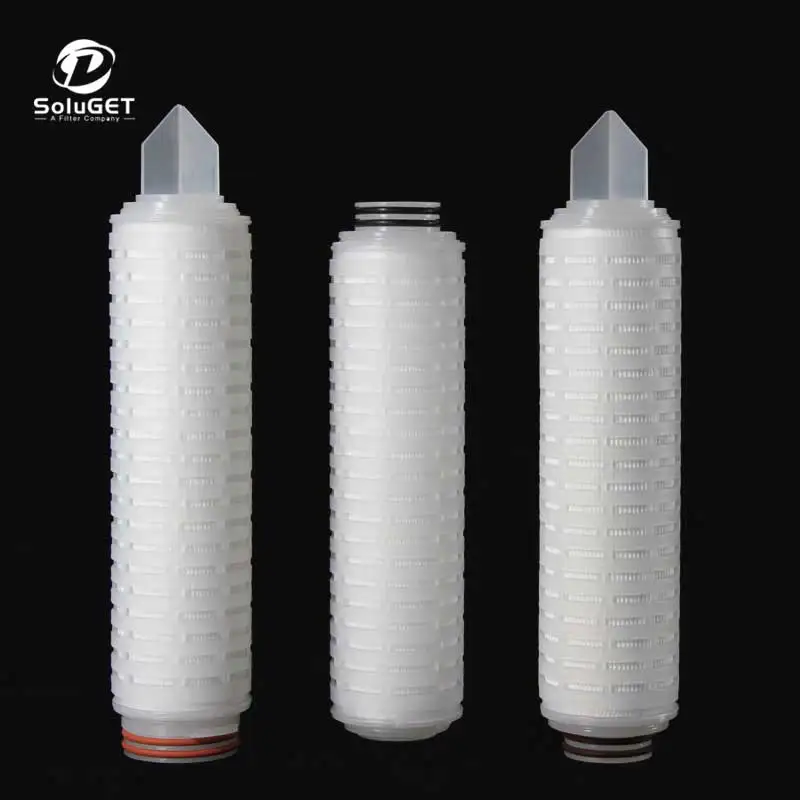 High-efficiency Absolute Rating 0.003um PTFE Gas Filter Cartridge for Ultra-pure Gas Filtration
