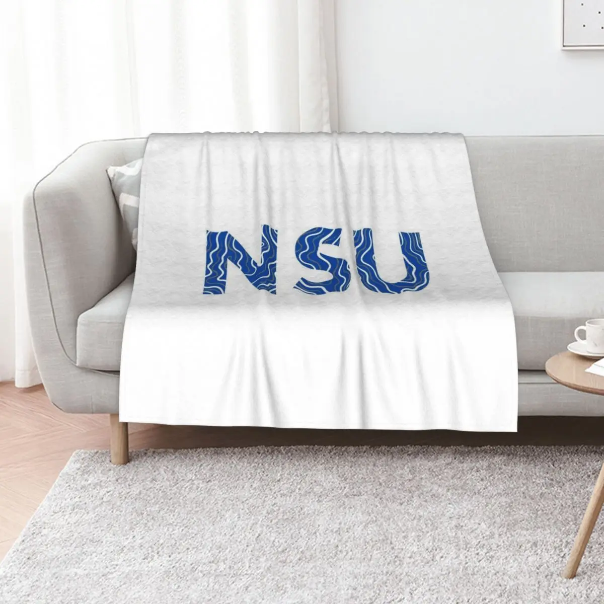 

Copy of NSU Nova Southeastern University Throw Blanket Furry Decoratives Luxury Thicken For Decorative Sofa Blankets