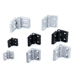 8Pcs/lot 2020 3030 4040 Zinc Alloy Hinge for 2020 3030 4040 Aluminum Profile Extrusion 3D Printer Accessory