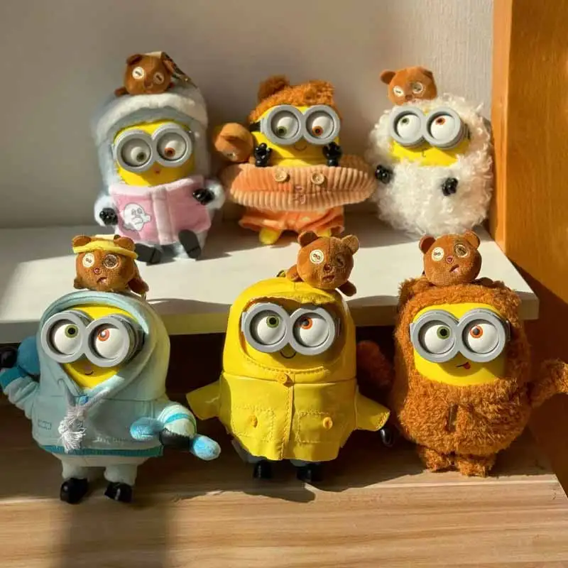 

52 игрушки Боб и Тайм Миньоны лучше вместе серии несколько стилей милая кукла брелок украшение модная игрушка загадочная коробка подарок-сюрприз