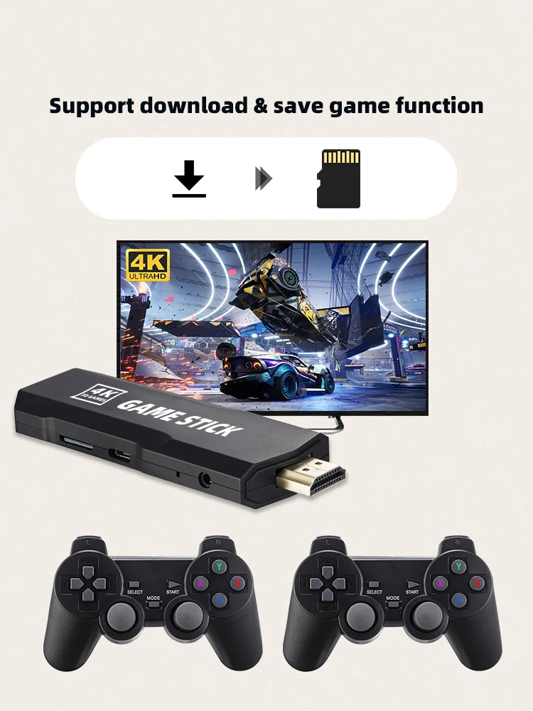 DATA FROG 4K Draagbare Retro Game Console TV Video Gamepad met 128G 40000 Ingebouwde Games Handheld Controller voor PS1/FC/GBA/CP