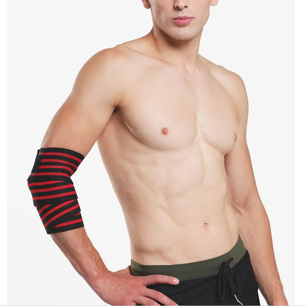 

1Pair Elbow Brace Support Compression Sleeve for Sports Fitness Pain Relief Heavy Duty Sweat Absorbing Adjustable Arm Protector
