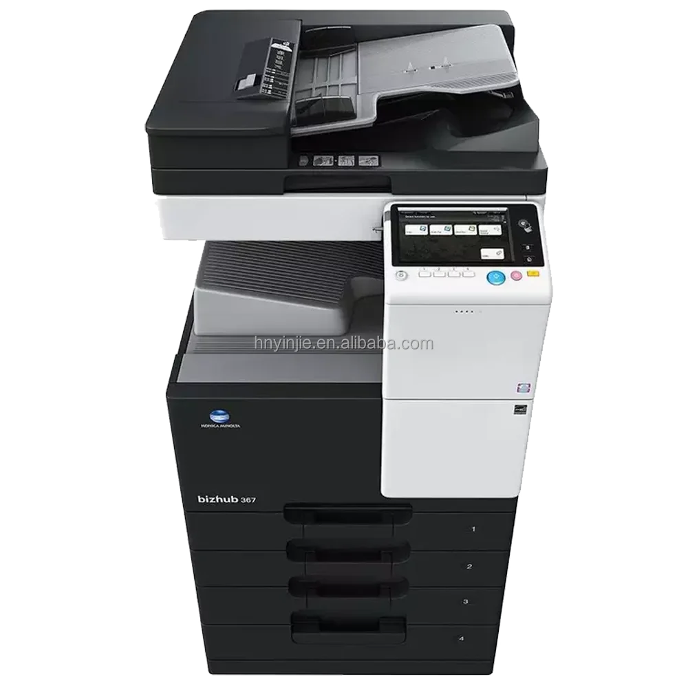 Office Equipment Used Copier Printer 3 in 1 Black&White Printer Photocopy Machine For Konica Minolta Bizhub 227 287 367