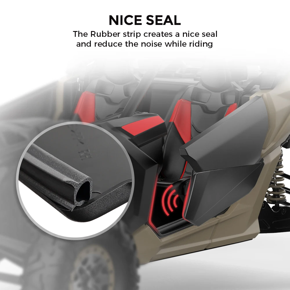 X3 2 Türen untere Türverkleidungen mit Metallrahmen 715002903 für Can-am Maverick X3 Max R RR 4x4 XMR XDS XRC XRS DS RS 900 2017–2025