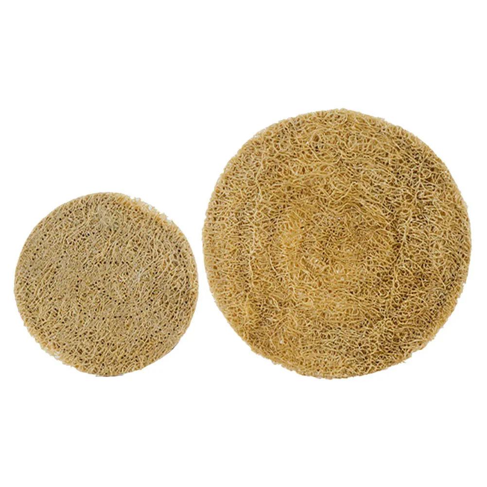 

2 Pcs Cup Coasters Teacup Mat Drink Mats Desk Loofah Natural Office Decorative Flower Reusable Heat Resistant Non Slip Premium