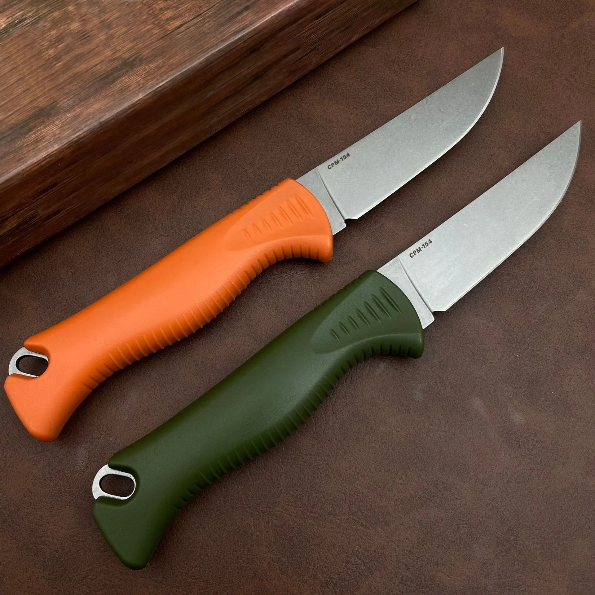 Tactical Outdoor Camping Hunting Knife Utility D2 Blade Straight Knife with Portable Sheath EDC Multi-purpose Jungle Rescue Tool