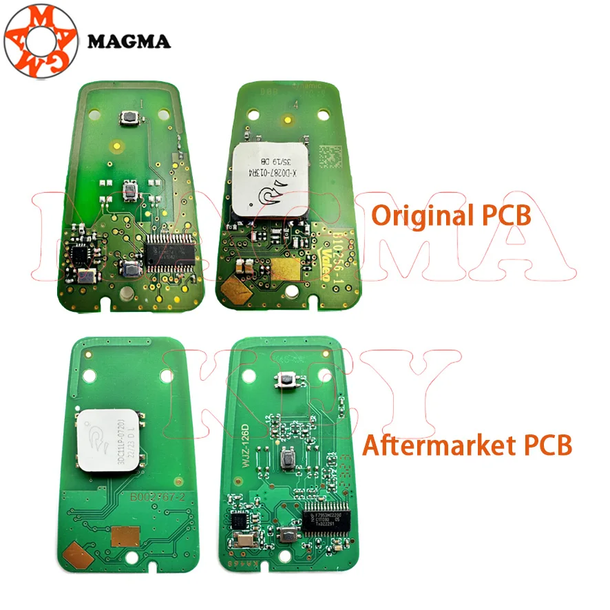 MAGMA 4A PCF7953M رقاقة IM2A 433MHz القرب سيارة مفتاح تحكم عن بعد لبيجو 308 508 2008 3008 5008 سيتروين C3 C4 C5 DS 2017 + #2