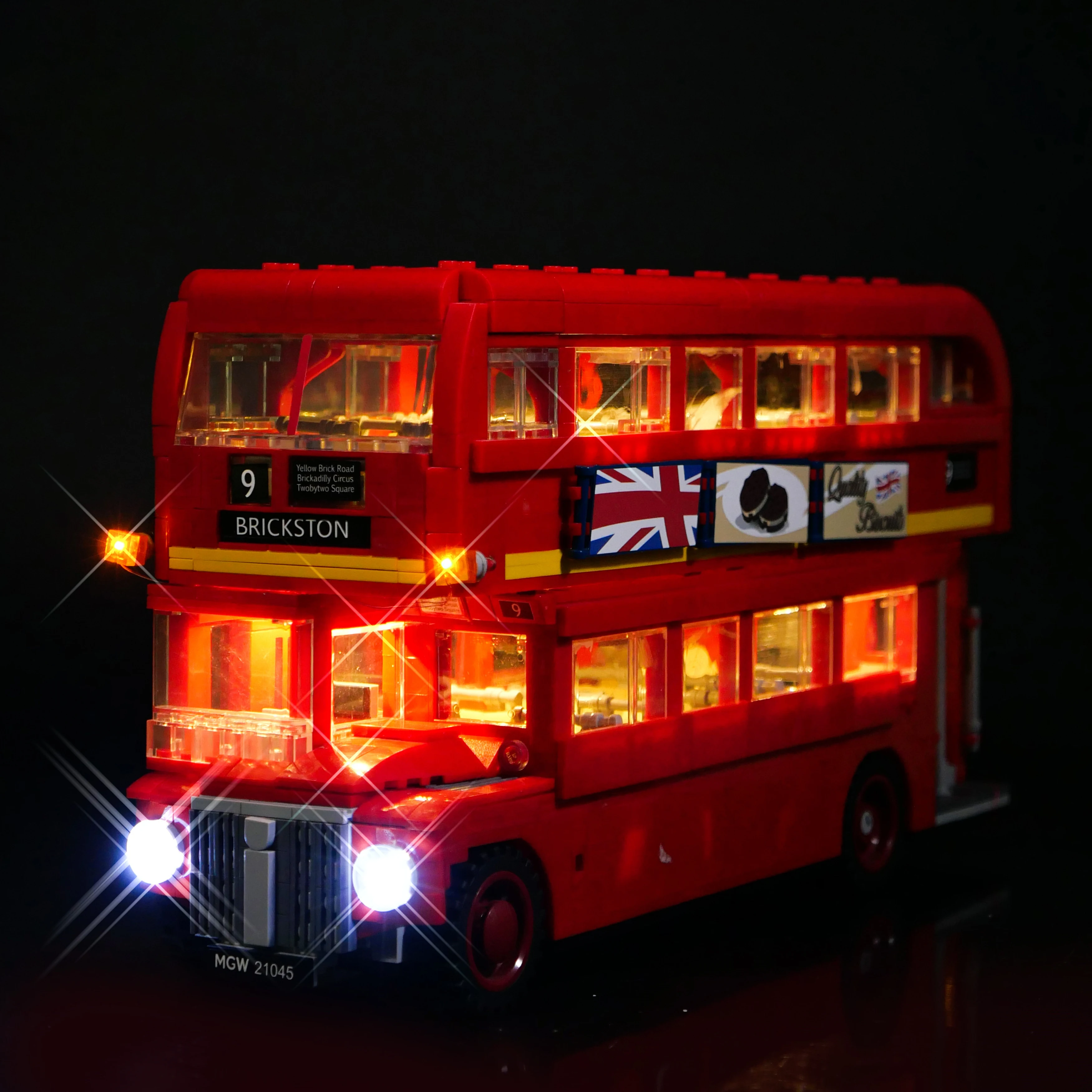 LED-verlichtingsset compatibel met het bouwsteenmodel van de City Double Decker Bus van 10258, lichte accessoires met afstandsbediening