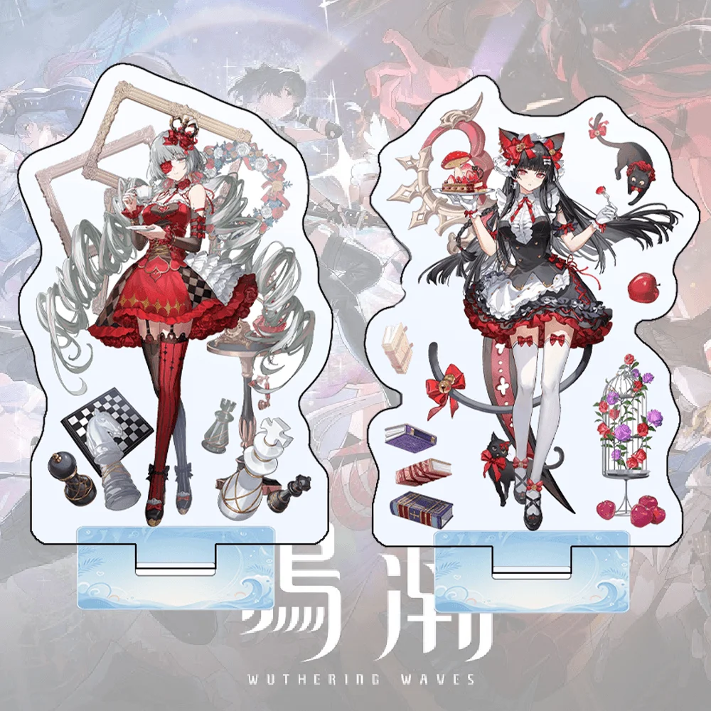 Wuthering Waves Phrolo 15cm Acrylic Stand Keychain Game Table Display Collectible Present Fan Merch Figure Decor Souvenir