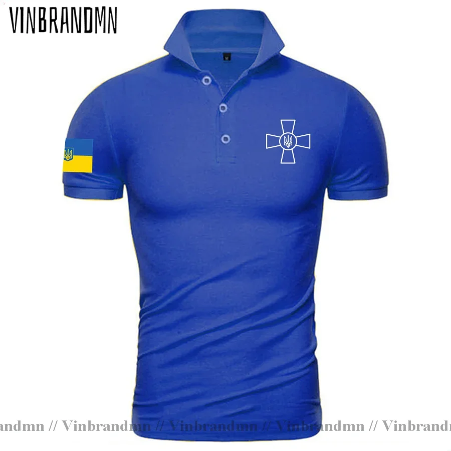 Ukraine Logo Polo Shirt Ukrainian Coat of Arms UA Logo Brand Print for Country Nation Team Flag UKR Ukrayina Emblem Polo Shirts