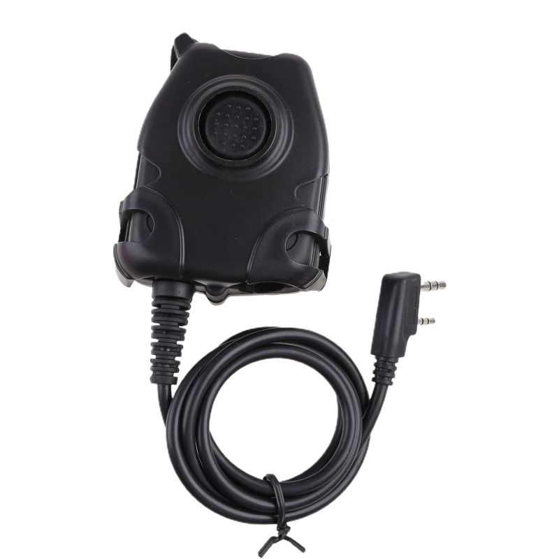 Sound Pickup Noise Reduction Headset Adapter PTT Z-Tactical for kenwood