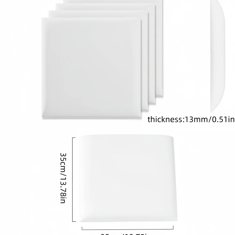 1PC Self-Adhesive Soft Wall Panels Anti-Collision Design Soft Cushion Anti-Collision Wall Panels Morden Style