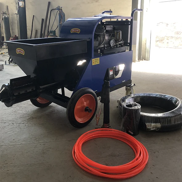 Model 311 Mortar Spray Machine 380V/220V Multi-Purpose Cement Sprayer Gearbox Construction Use 50L Hopper
