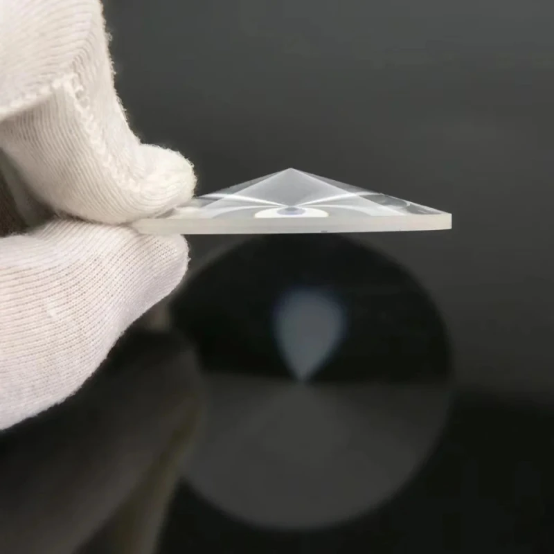 Fused Silica Axicon Conical Lens Mirror Exterior Optical Parts