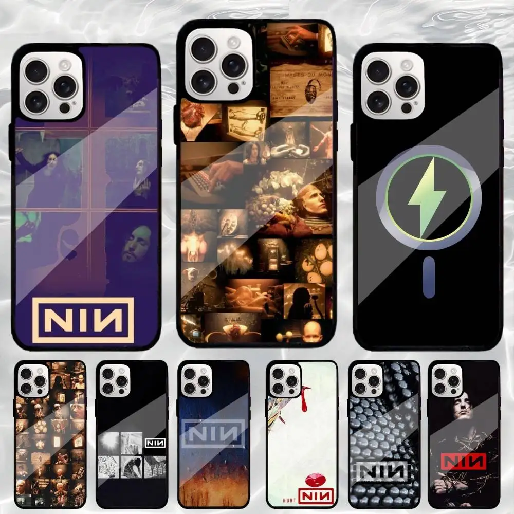 

Nine Inch The Downward Spiral Phone Case For iPhone17,16,15,14,13,12,11 Plus,Pro Max Magnetic For Magsafe Wireless Charging