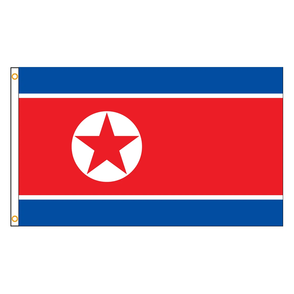 3x5 Ft North Korea Flag Vivid Color and Fade proof DPRK Flags Polyester with Brass Grommets 3 X 5 Ft - view 2