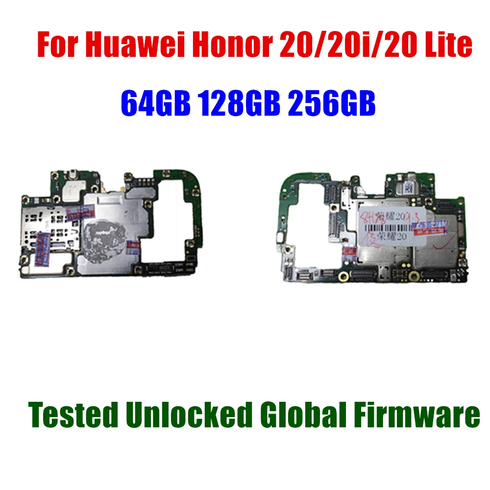 Work Well Unlocked For Huawei Honor 20 20i 20 Lite Motherboard Mainboard Main Circuits Flex Cable Logic Board