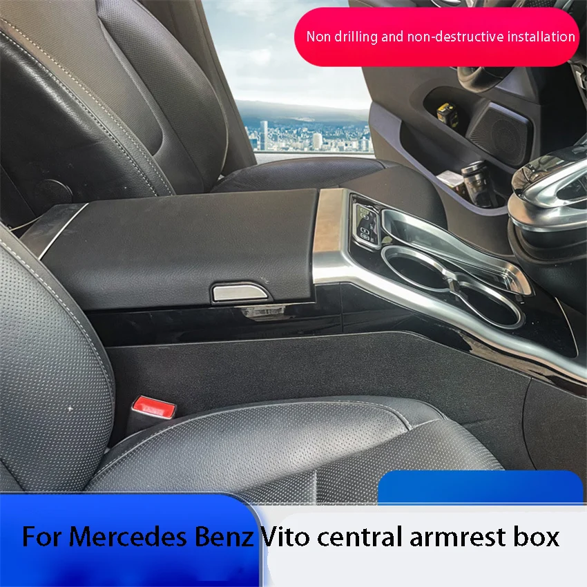 

Подходит для Mercedes-Benz New Vito: роскошный подлокотник V260, аксессуары для модификации интерьера автомобиля.