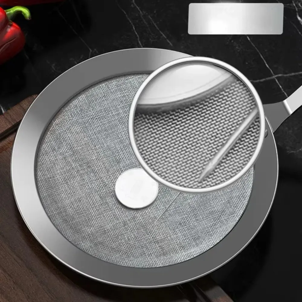 

304 Stainless Steel Fine Mesh Filter Handheld Multi-Function Strainer Sieve 100 Mesh Super Dense Skimmer Spoon