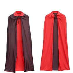 Vampire Witch Long Cape costumi di Halloween per donna uomo adulto bambini bambini ragazzi ragazze rosso nero mantelli medievali mantello con cappuccio